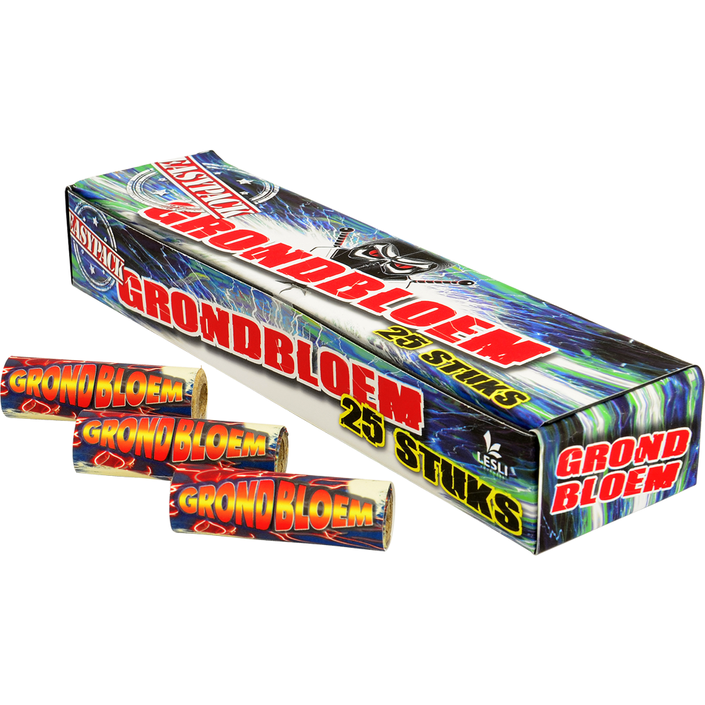 Feuerwerk Ground Spinner Easypack Grondbloem, 25 Stück