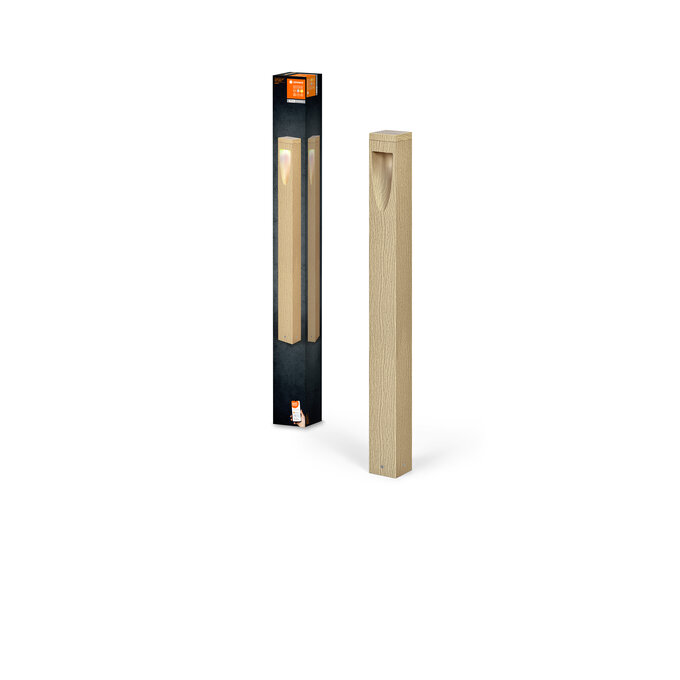 LEDVANCE SMART+ WIFI TRUNK SQ WALL 80CM RGBW LED-Wegeleuchte Holzoptik – 7,5 W, 180 lm, IP44, dimmbar LEDVANCE SMART+ WIFI TRUNK SQ WALL 80CM RGBW LED-Wegeleuchte Holzoptik – 7,5 W, 180 lm, IP44, dimmbar