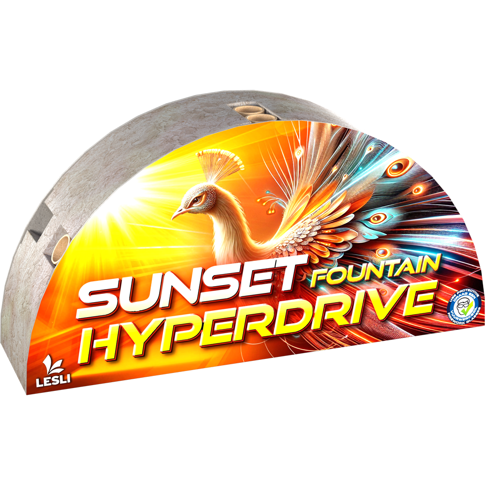 Feuerwerk Sunset Hyperdrive-Fontäne