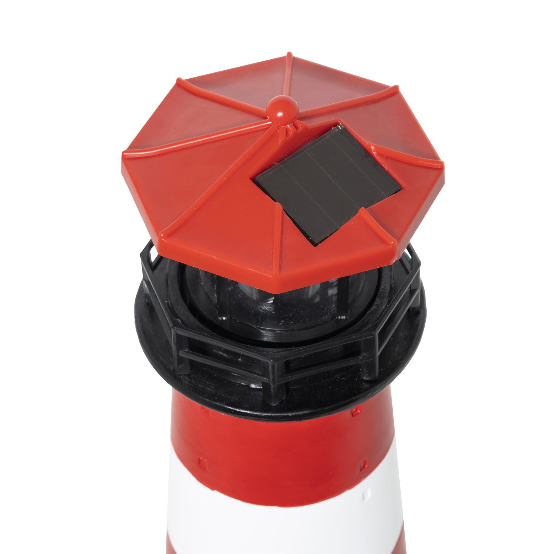 LED Leuchtturm mit Reflektor 43 cm – Maritime Dekoration