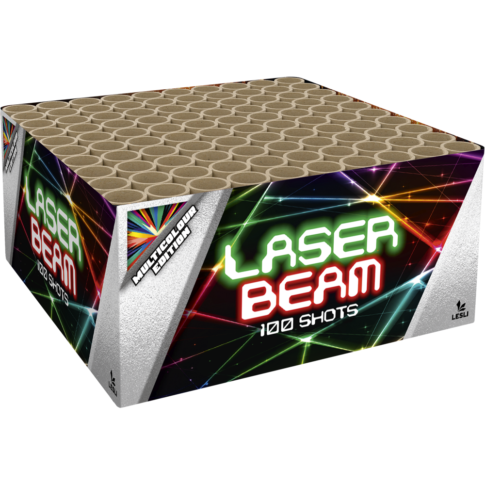 Feuerwerk Laser Beam-Batterie, 100 Schuss