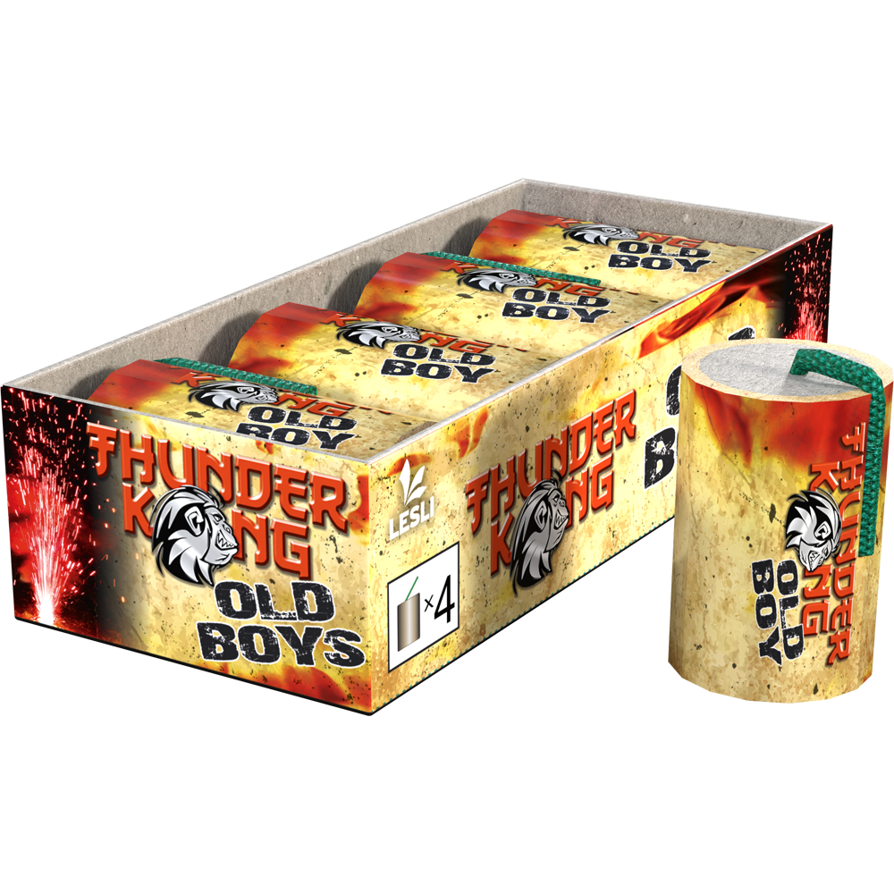 Feuerwerk Old Boys Knatter-Fontäne, 4er-Pack Feuerwerk Old Boys Knatter-Fontäne, 4er-Pack