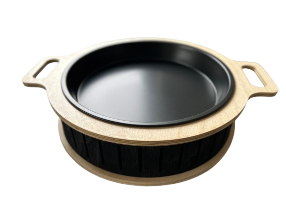 Hotty Halo Warmhalteplatte mit Teelicht zum Grillen Hotty Halo Warmhalteplatte mit Teelicht zum Grillen