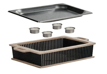 Hotty Legacy medium Warmhalteplatte mit Teelicht zum Grillen