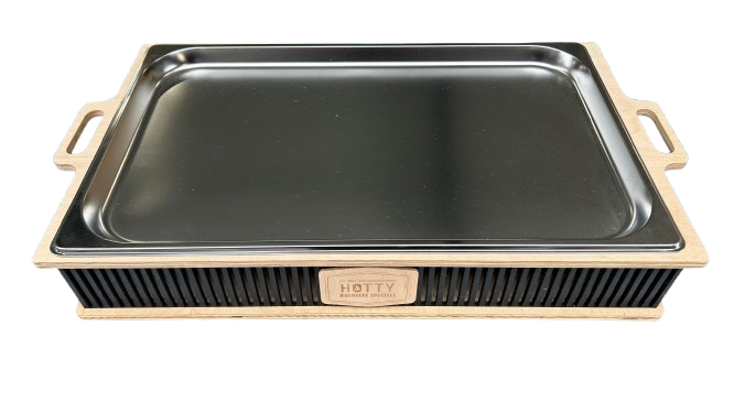 Hotty Legacy Majestic Warmhalteplatte zum Grillen - Speisenwärmer mit Teelicht Hotty Legacy Majestic Warmhalteplatte zum Grillen - Speisenwärmer mit Teelicht