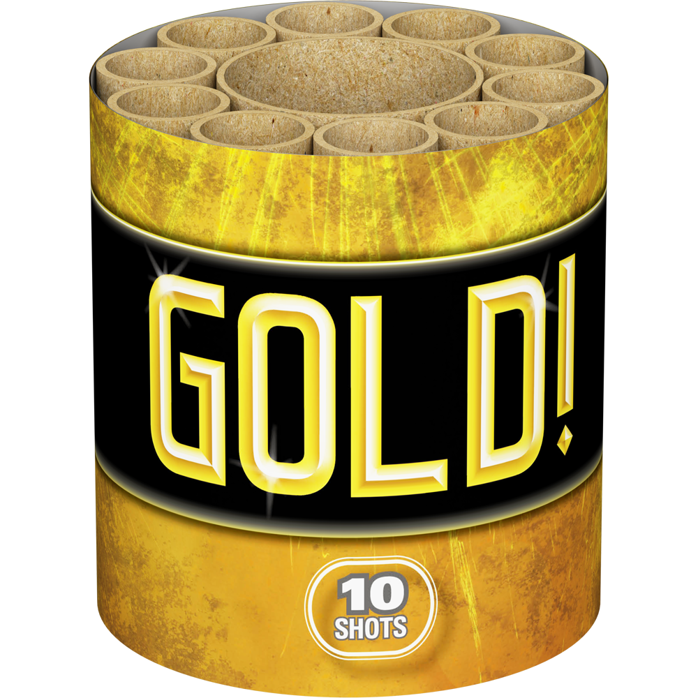 Feuerwerk Gold