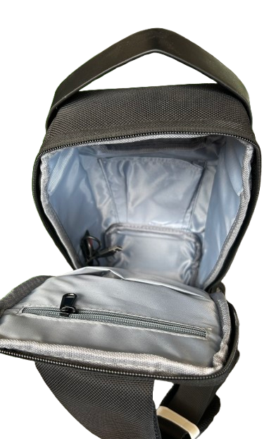 Weixier Crossbag Umhängetasche mit USB-Anschluss & Zahlenschloss